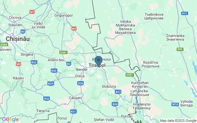 Kaart met locatie Alexander Suvorov